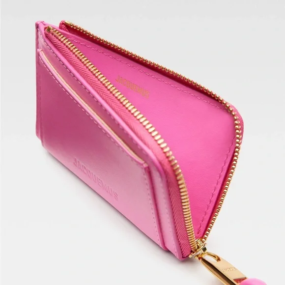 Jacquemus Vibrant Pink Wallet Like New - Picture 3 of 4